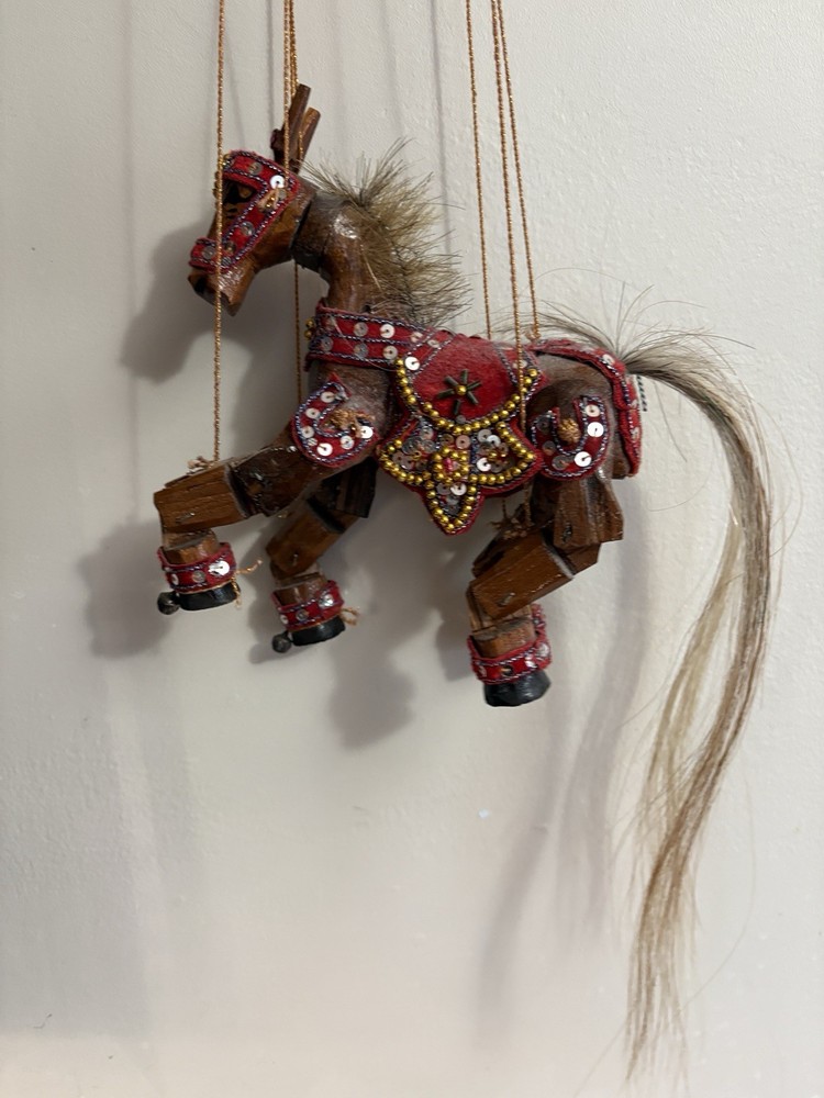 Marionette Horse from Peru Handmade