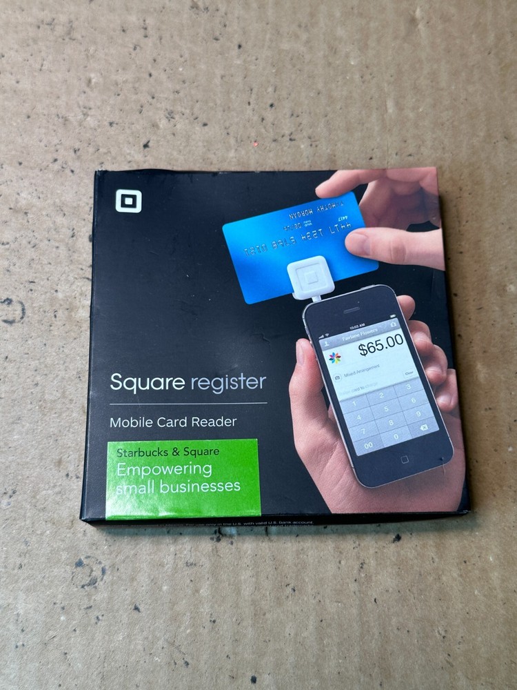 Square Register Mobile Card Reader New in Box Ships Fast!!!