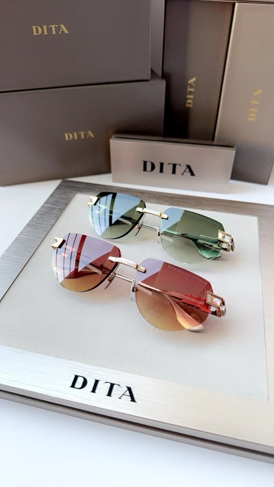 Dita GRAND IMPERYN DTS 164 Rose Gold Silver Gradient Sunglasses