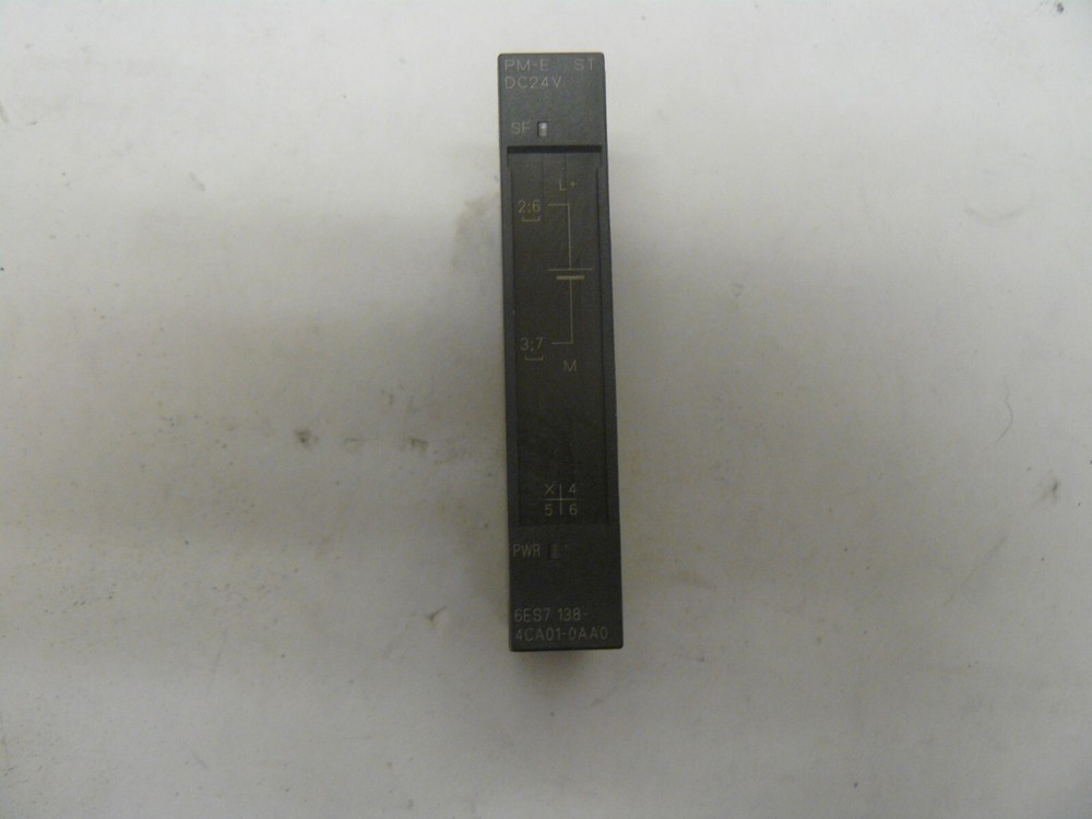 SIEMENS 6ES7-138-4CA01-0AA0 MODULE PM-E DC 24V ET200S NEW