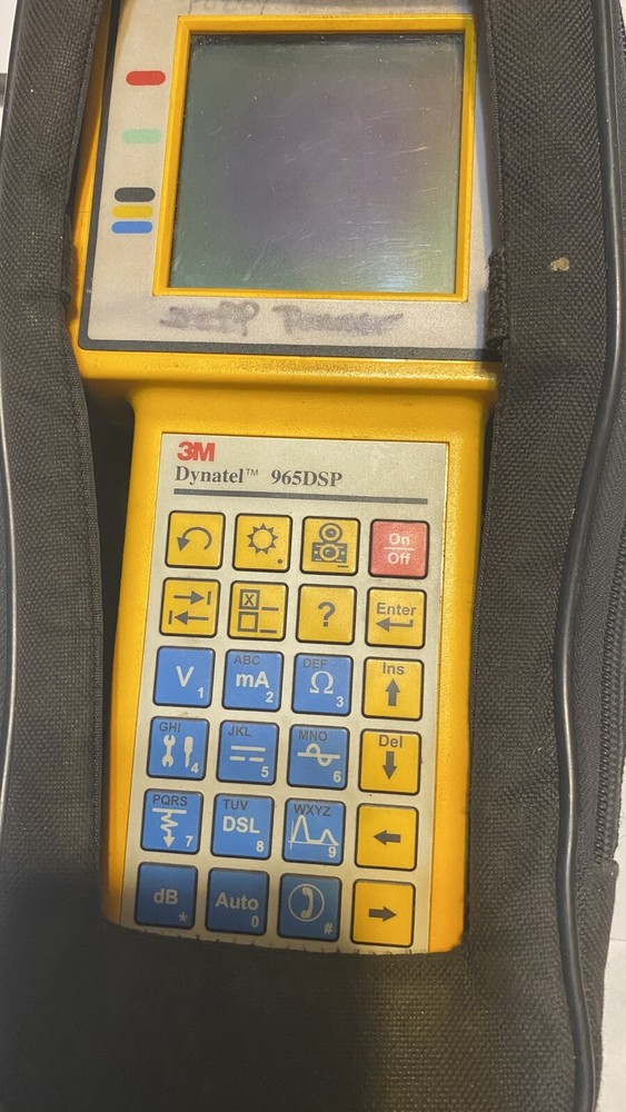 3M Dynatel 965DSP Loop Analyzer with Case & Wires Leads & Manual - Tested