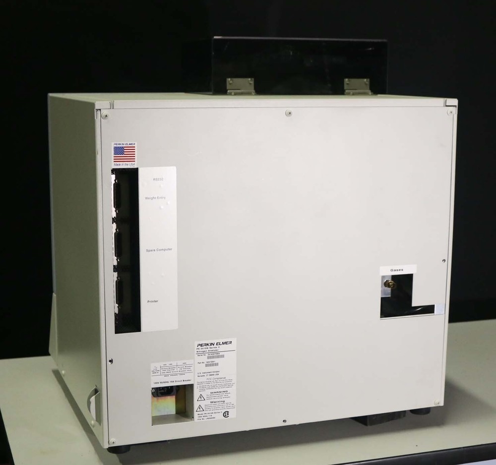 Perkin Elmer 2410-II Nitrogen Analyzer & Manual, TESTED