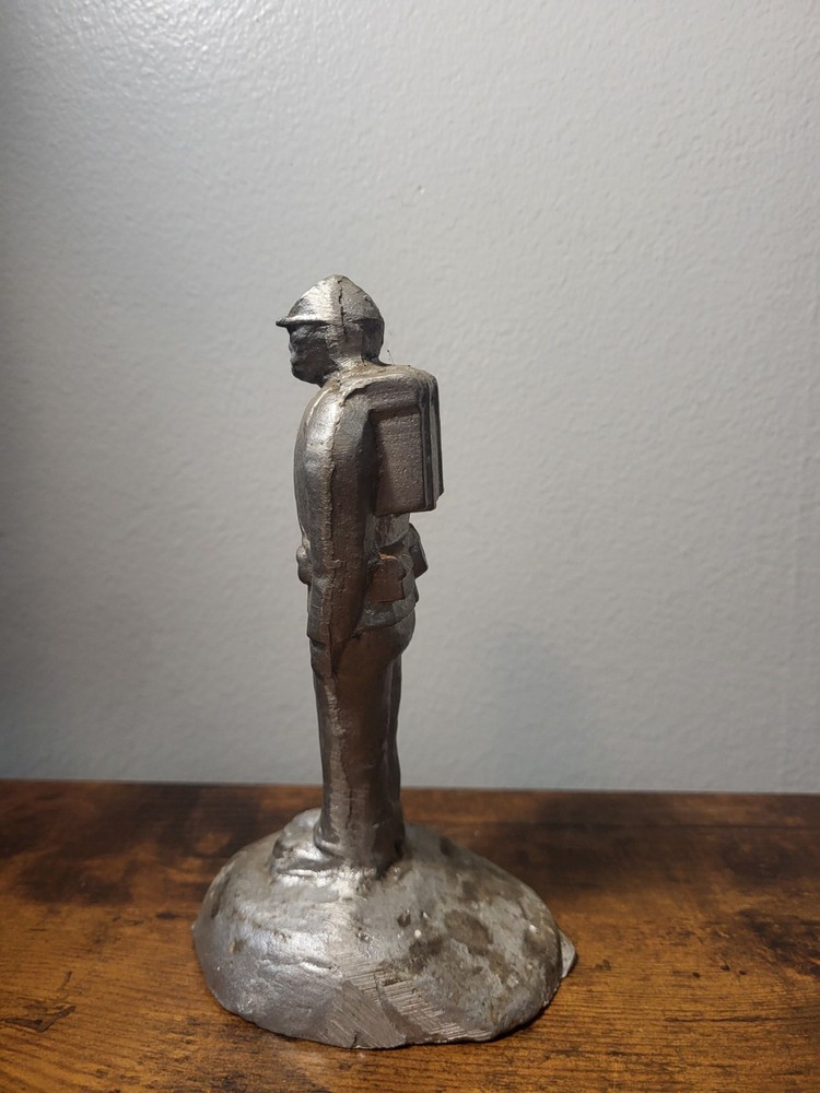 Civil War Era Molded Cast Iron Solider