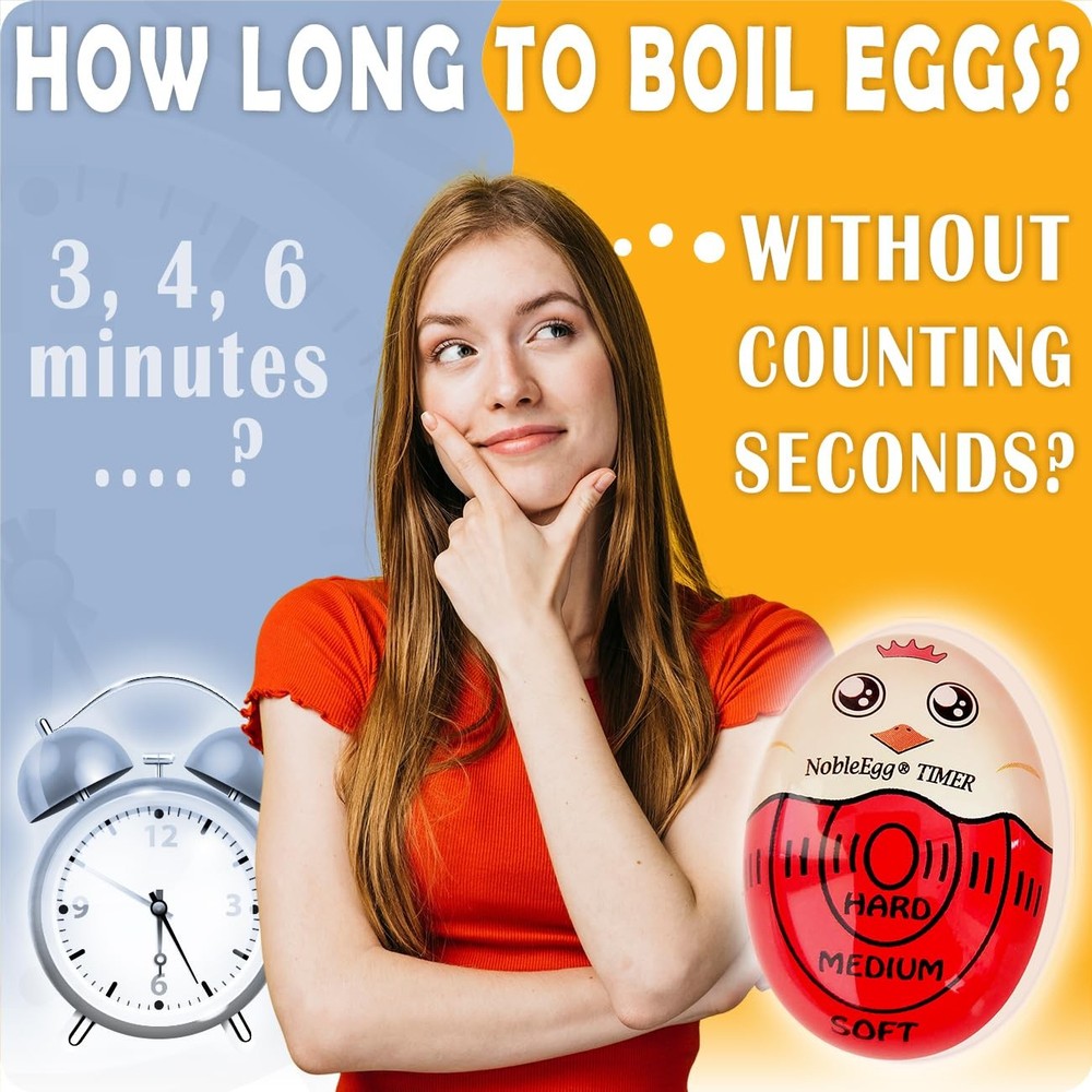 Egg Timer Soft Medium Hard Boiled Kitchen Digital Egg Cooker Boiling Boil