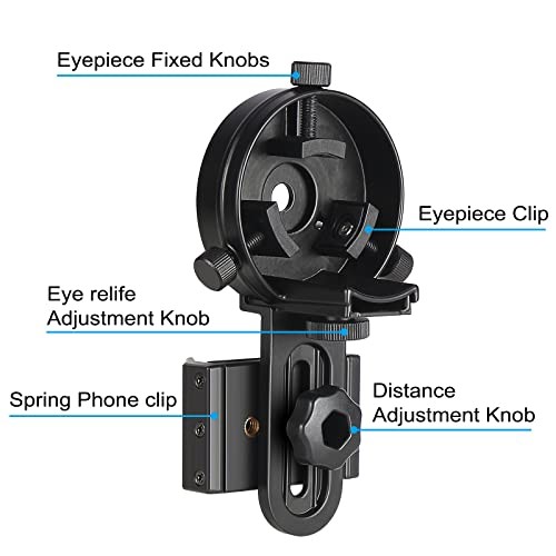 Upgrade Smartphone Scope Adapter Spotting Scope Phone Adapter - Precision