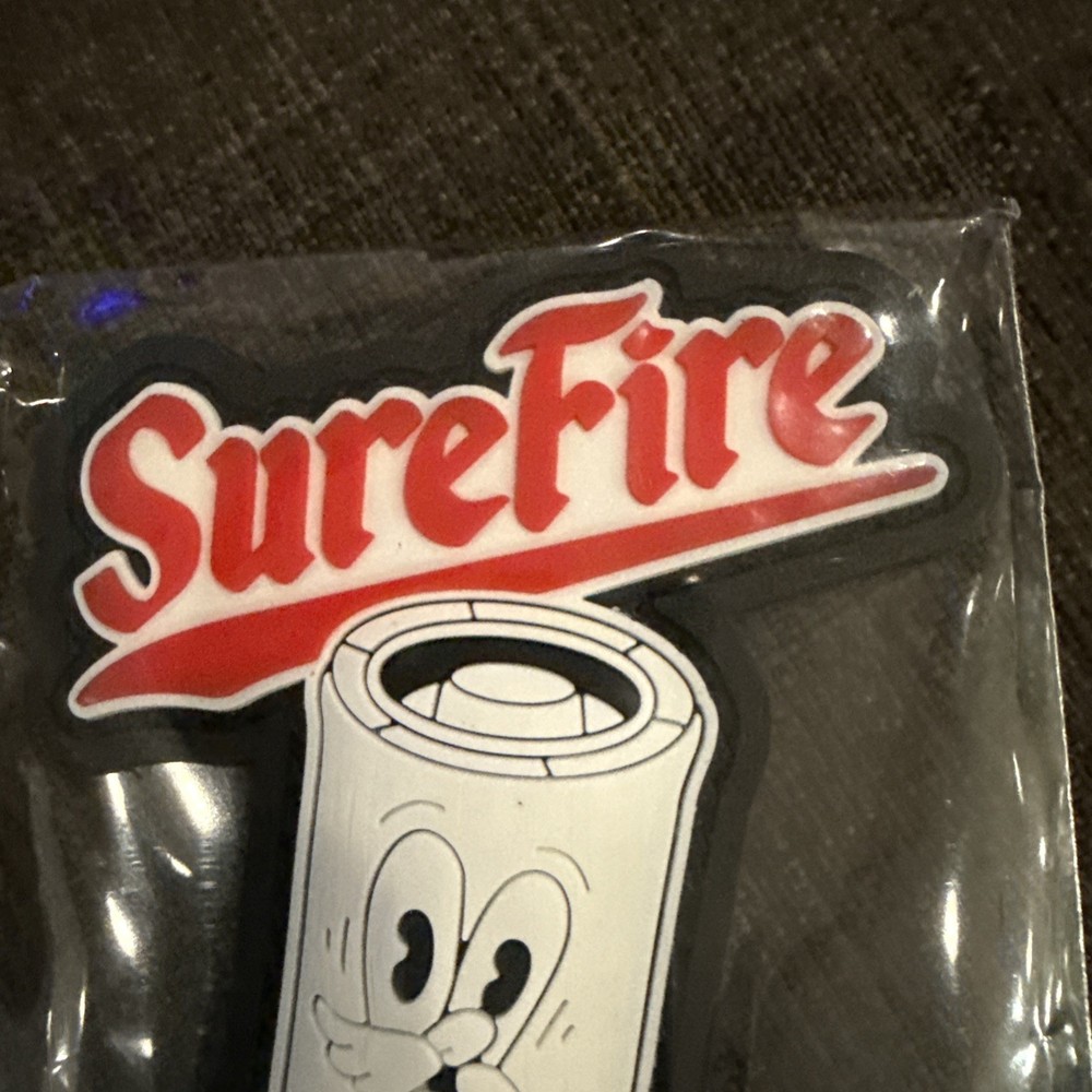 Surefire Patch Suppressor Man Character RARE - New!!