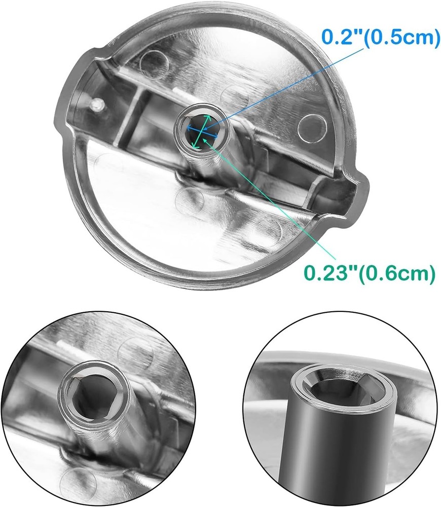 GE Range Stove Burner Control Knobs Replacement 5 Pack - WB03T10325