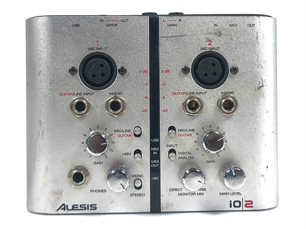 Alesis iO2 USB Audio Interface (C2018-439)