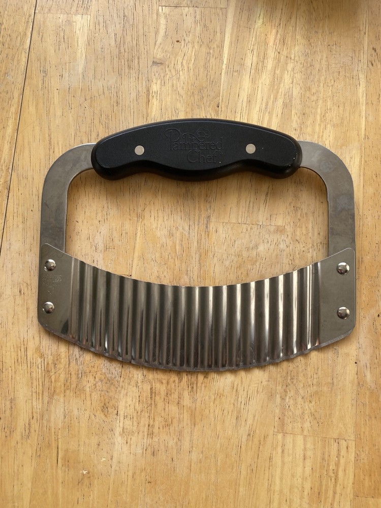 Pampered Chef Chopper Dough Cutter Scraper Pastry Stainless