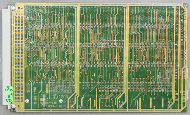 Gespac GESMEM-12BC, MEM-12B-9051 Memory Board, ASM