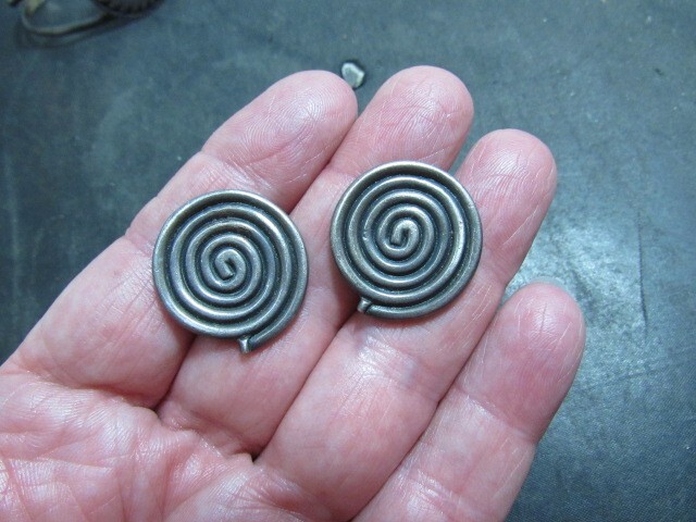 native American sterling earrings