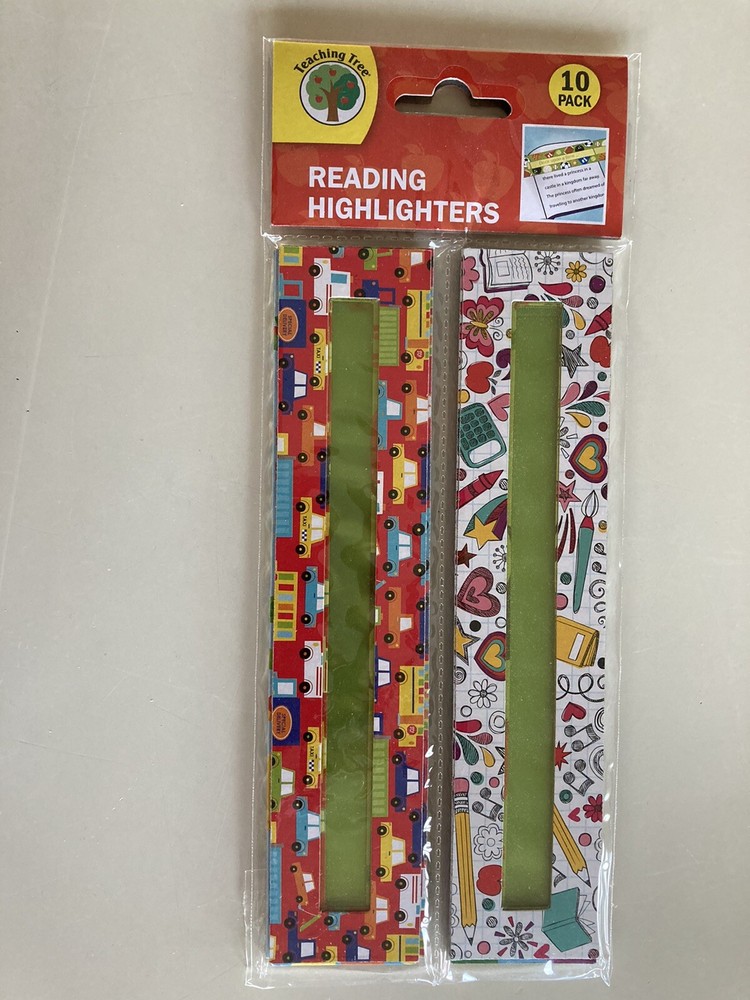 Reading Highlighters 7" - 10 Pack - Teaching Tree