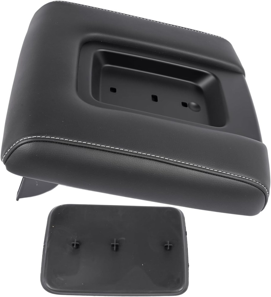 Middle Seat Black Console Armrest Lid Replacement for Chevy Silverado 1500 2500