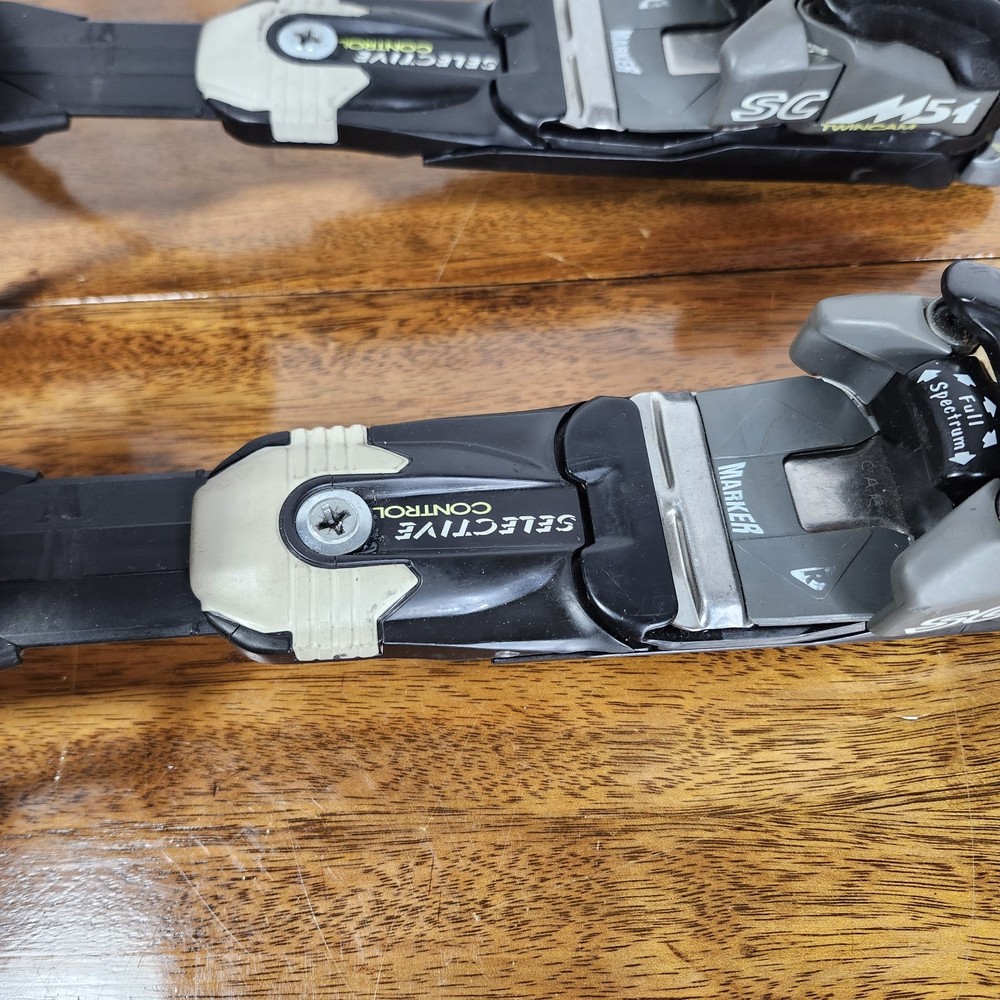 Ski Bindings Marker M51 Titamium Twin Cam Selective Control Baseplate Hardware