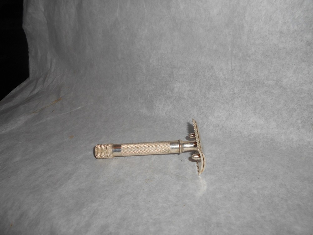 Gillette 1919 Old Type Razor Three Piece Silver 96