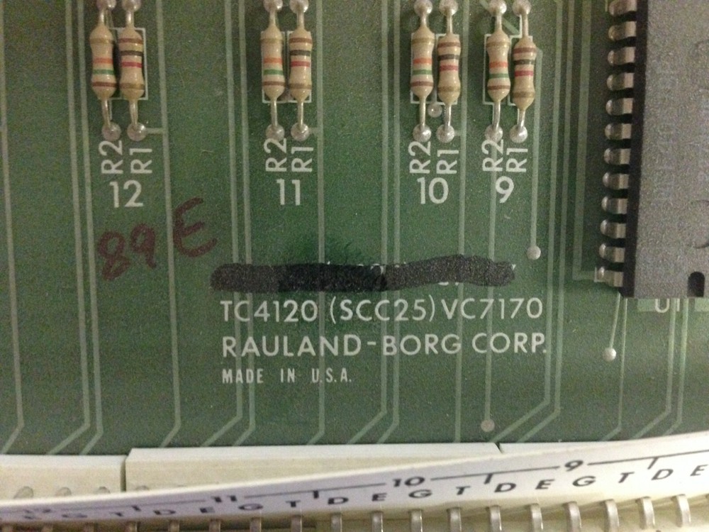 Rauland TC4120 Speaker Control Assembly for Telecenter V Intercom System