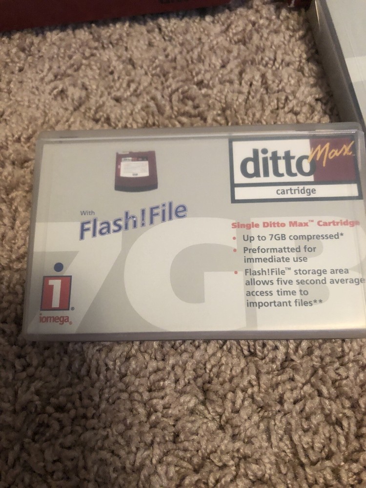 2 Ditto Max Cartridge with Flash! File 3.5 Uncompressed 7 Compressed GB