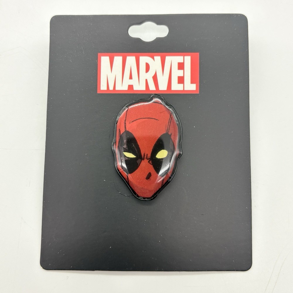 Deadpool Head Marvel Comics Lapel Pin Backpack Pin Bioworld Loot Crate