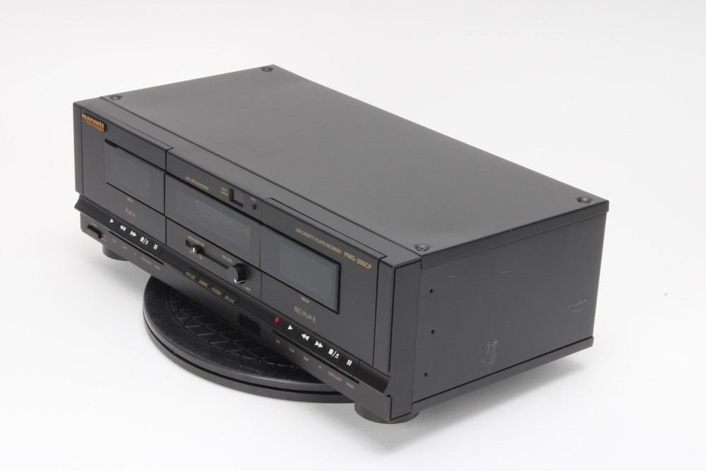 Marantz PMD-300CP Pro Dual Deck Cassette Recorder - AS IS