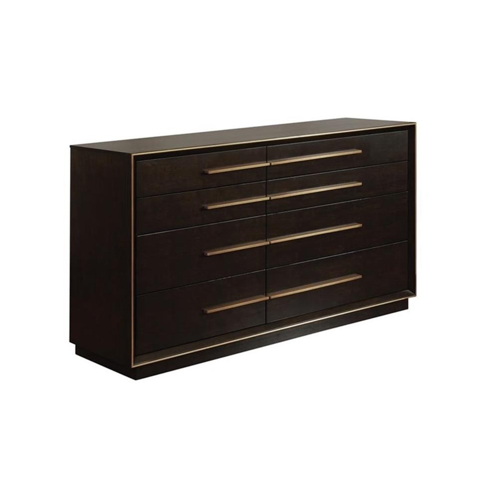 Coaster Durango 4-piece Wood Eastern King Panel Bedroom Set in Brown and Gray