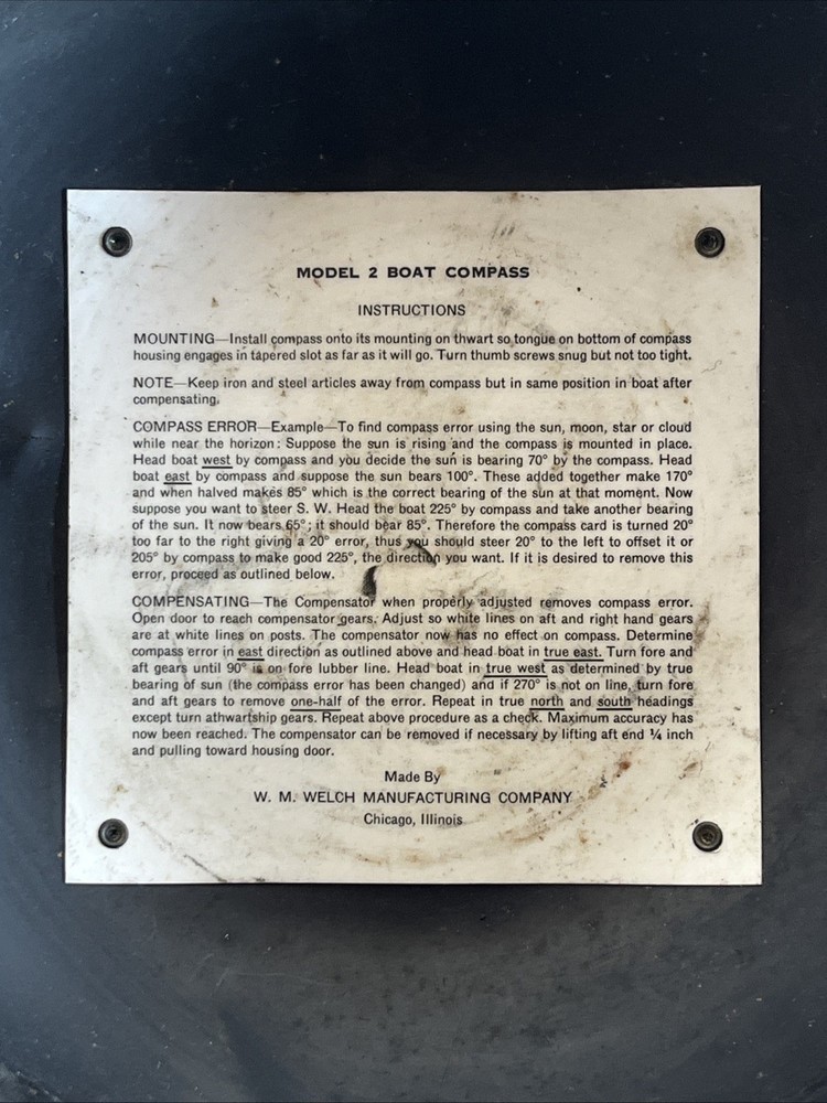 Painted Copper Compass / Autopilot Housing