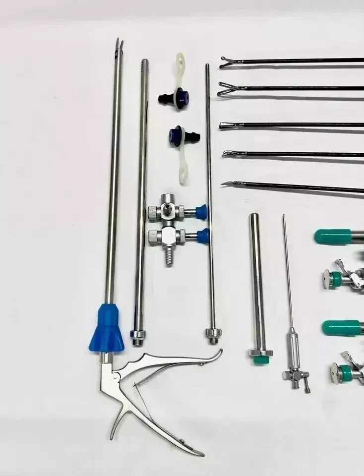 16PC - Laparoscopic Surgey Set SS High Quality Reusable Instruments