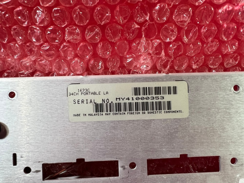 Agilent HP 1673G Logic Analyzer Rear Panel