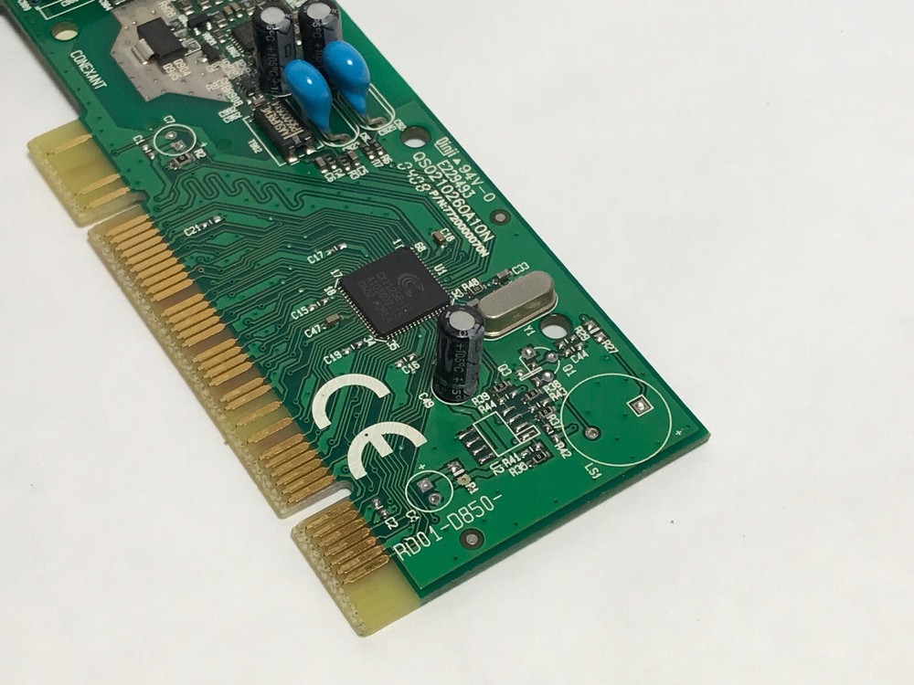 Conexant RD01-D850 56K V.92 PCI Data Fax Modem E229493