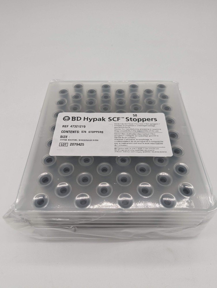 BD Hypak SCF 5 mL Stoppers N5CF5ML 576 pcs 47321219