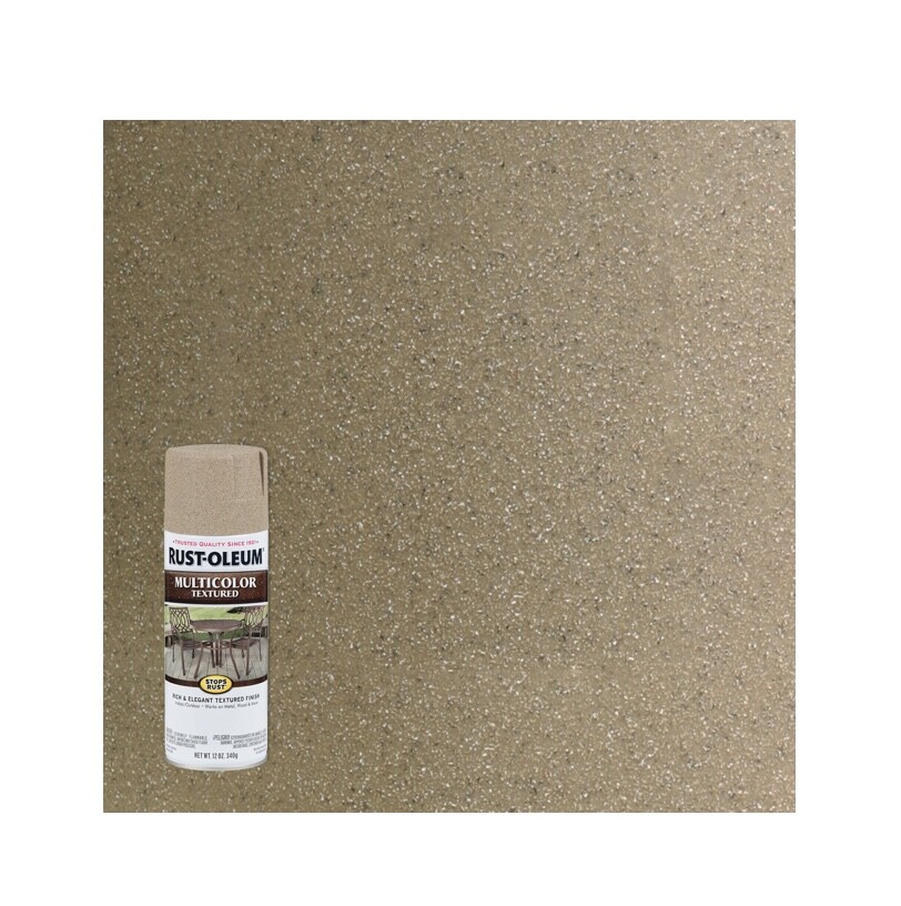 Rust-Oleum Multi-Colored Textured Spray Paint, Desert Bisque,12 Oz.