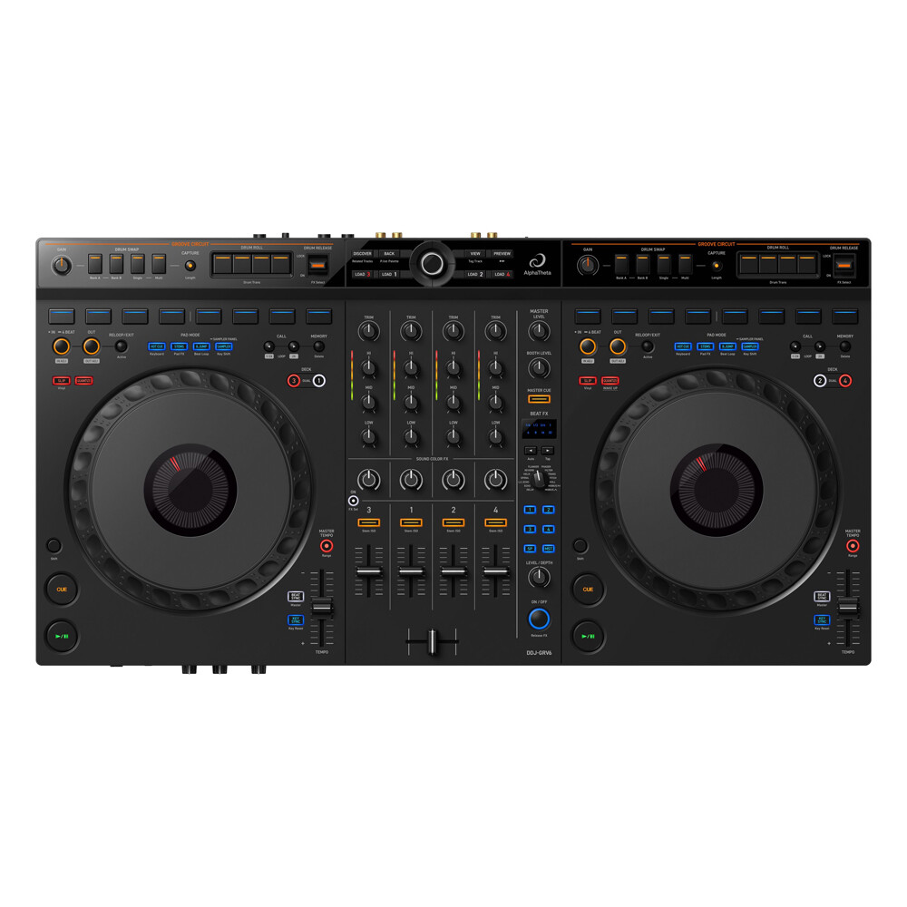 AlphaTheta DDJ-GRV6 4-channel performance DJ controller