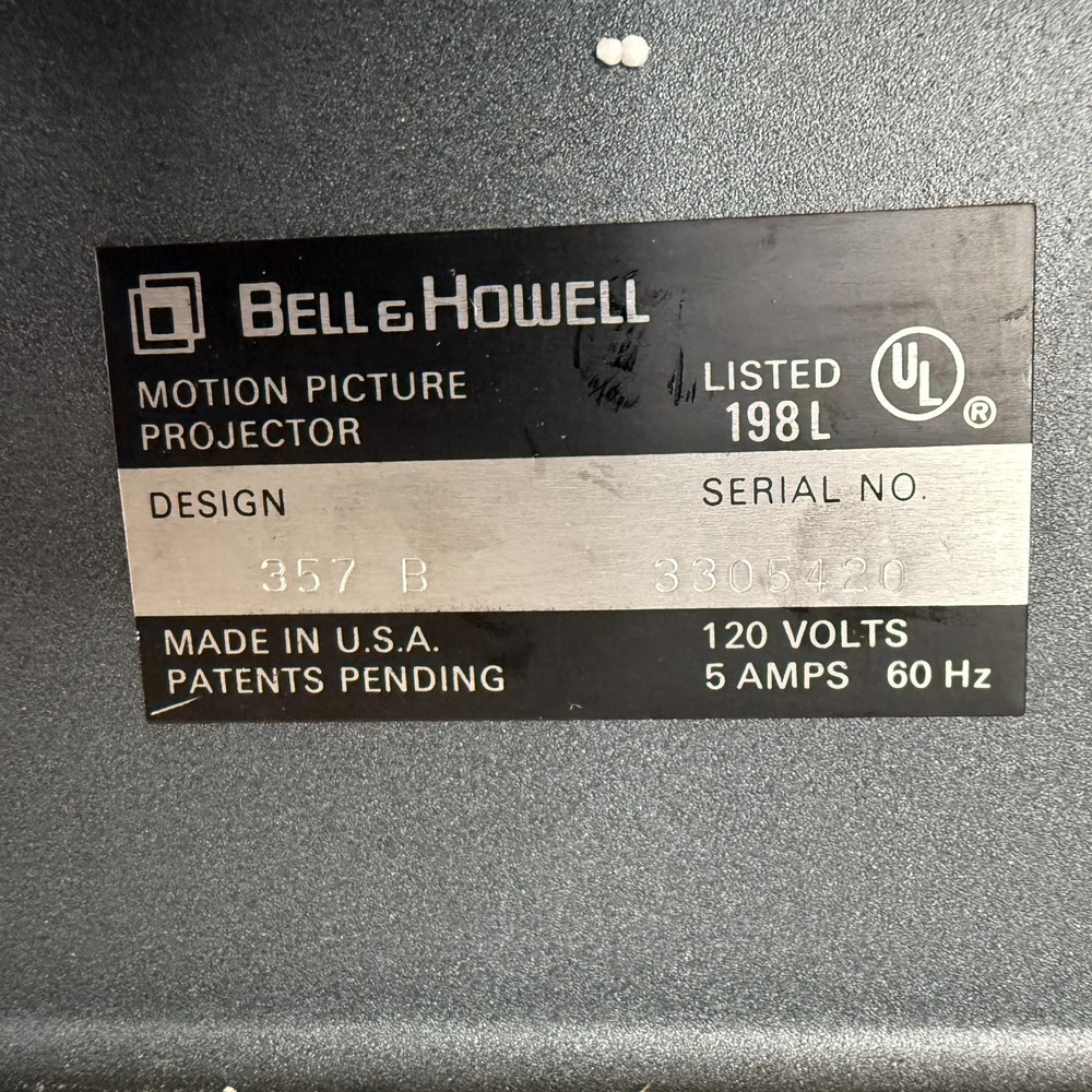 BELL & HOWELL 357B SUPER 8MM AUTOLOAD PROJECTOR 357 Motor Works