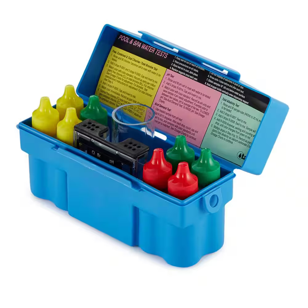 Safety plus Swimming Pool Chlorine Bromine Ph Alkalinity Test Kit