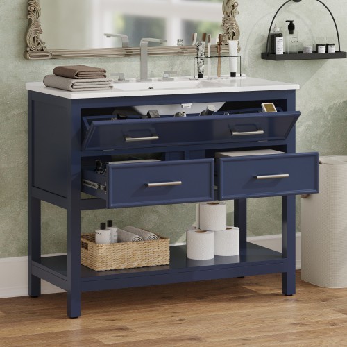 User-Friendly Installation Bathroom Vanities 36 inches Elegant Bathroom Vanities