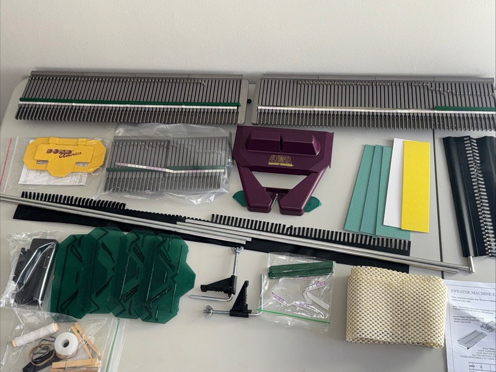 Ultimate Sweater Machine& Row Counter& Extension Kit Instructions GUC