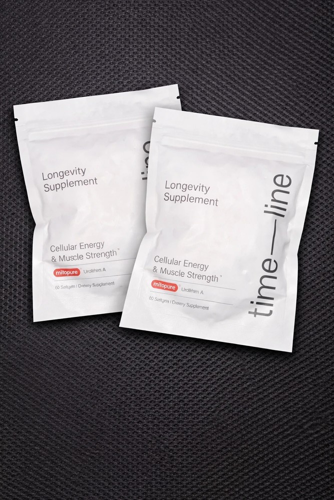 Time-Line Longevity Supplement Mitopure Urolithin A 60 Softgaels -2 Pack - 01/28