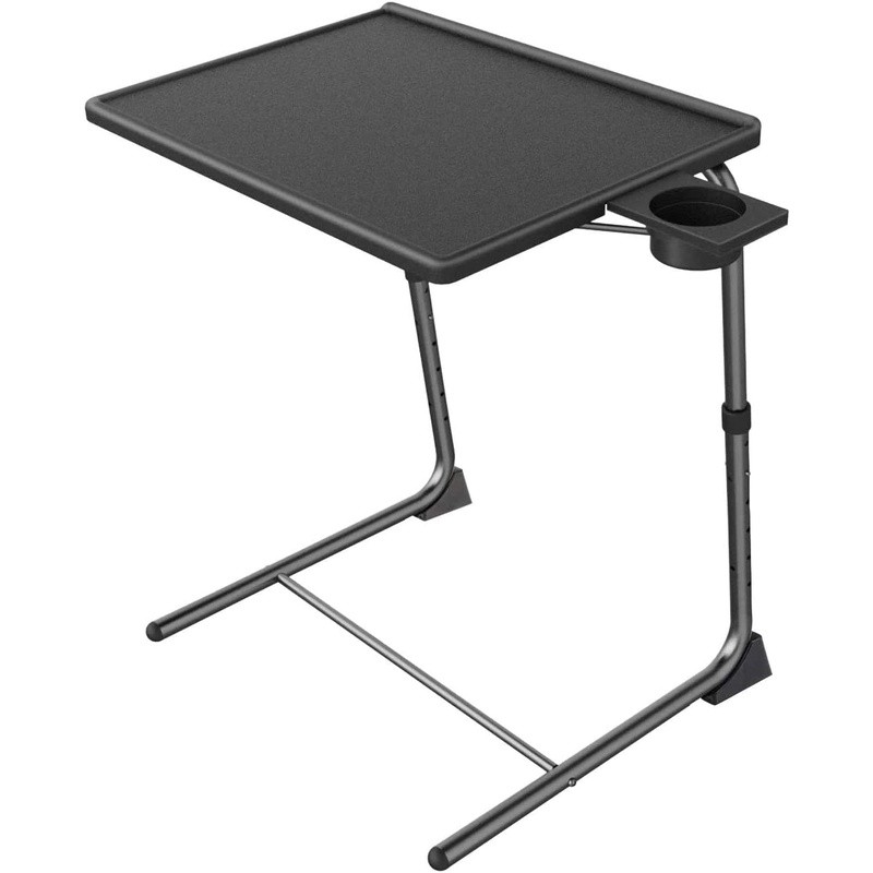 Multifunctional Adjustable TV Tray Table Snacks Workstation Bedside Use