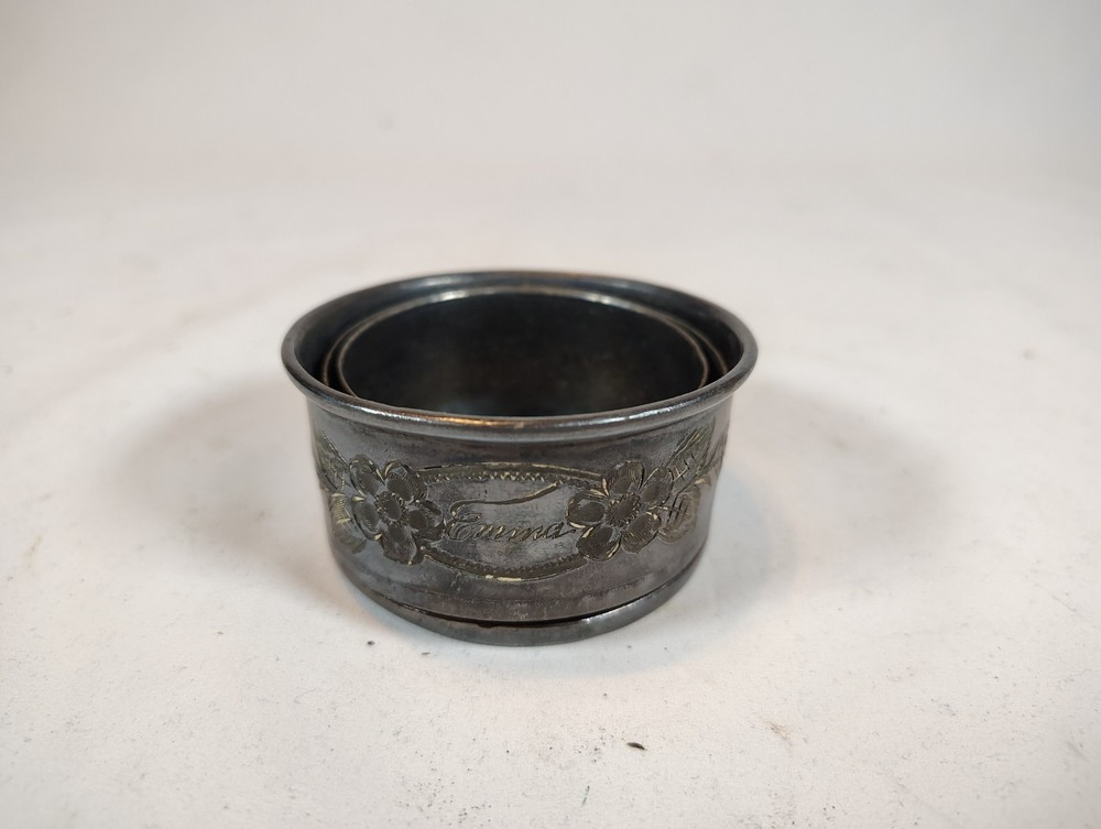 Vintage Aurora Silver Plated Collapsible Cup