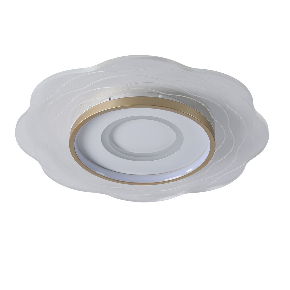 Modern 23" Ring LED Chandelier Flush Mount LED Ceiling Light with Remote Control