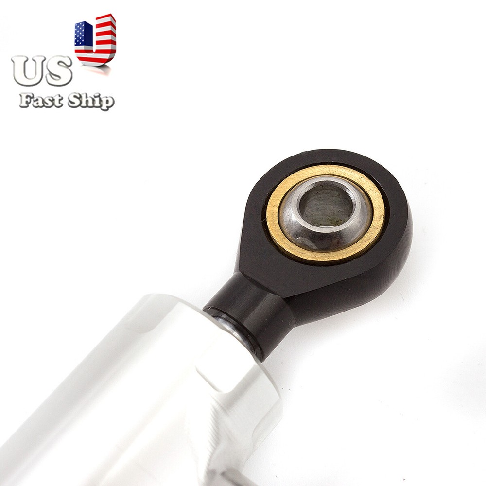 CNC Silver Motorcycle Universal Steering Damper Stabilizer Linear Control Safety