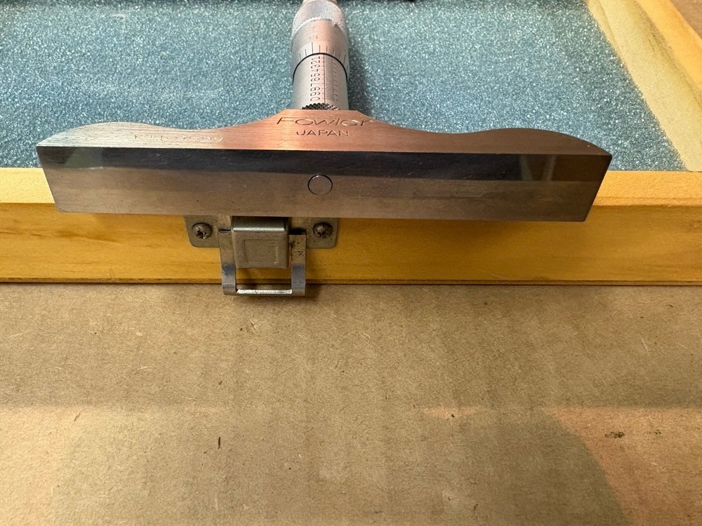 Fowler 0-3” Depth Micrometer W/4” Base
