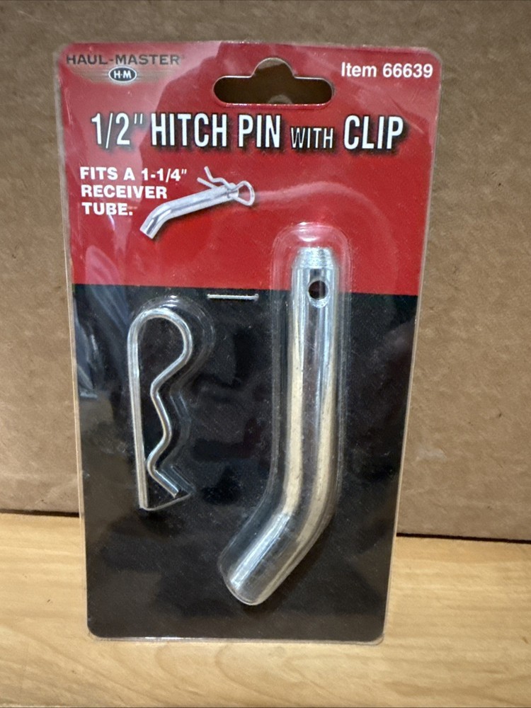 Haul Master 1/2" Hitch Pin with Clip 66639
