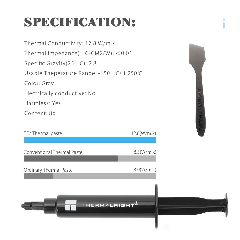 Thermalright TF7 8Grams High Performance Thermal Paste for CPU/GPU/All...