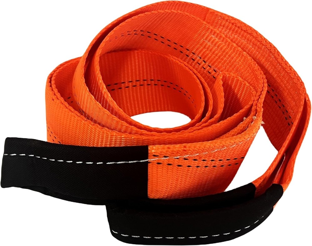 Heavy-Duty Tow Strap - 30,000lbs Capacity, Weather-Resistant Polyester