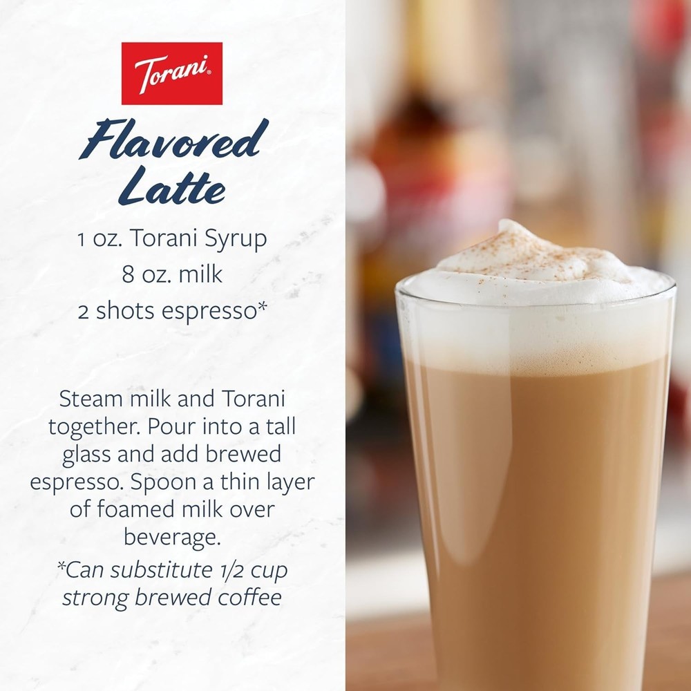 Authentic French Vanilla Flavored Syrup Quartet