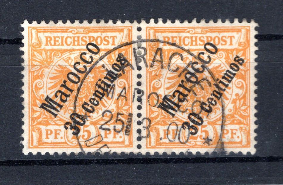 Morocco 5 Beautiful Pairs Larache Gest. (CA2228)