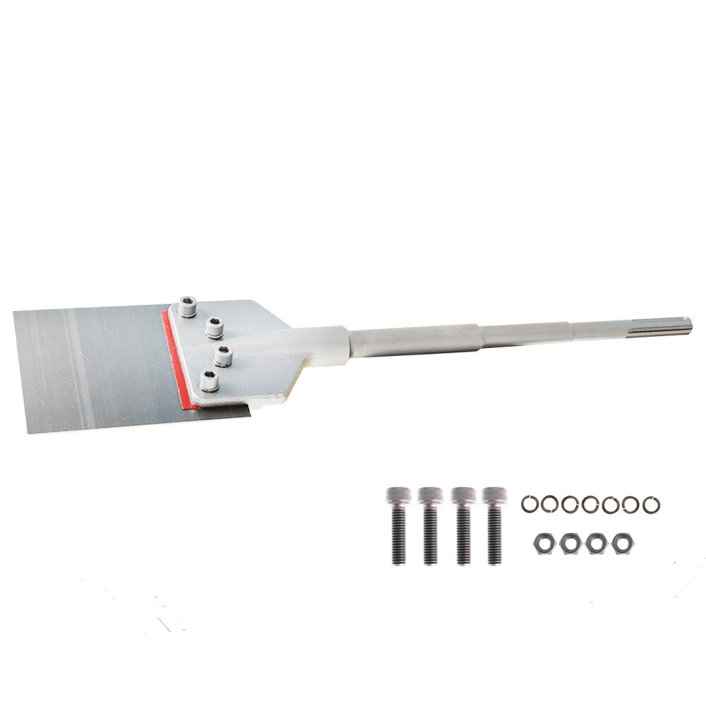 Floor Scraper 6" × 25" Wide Tile Removal Bit With Long Handle & Heavy Duty Blade