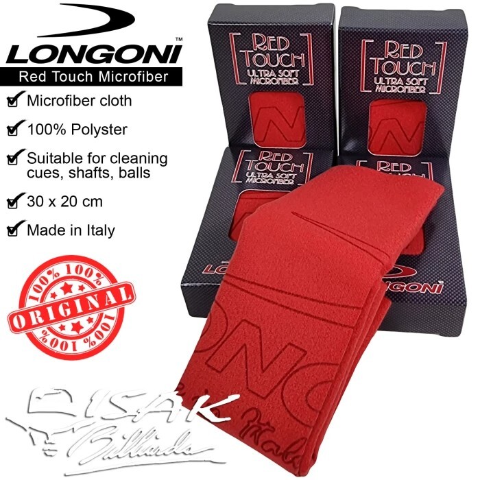 Longoni Red Touch Ultra Soft Microfiber - Made in Italy - 1pc