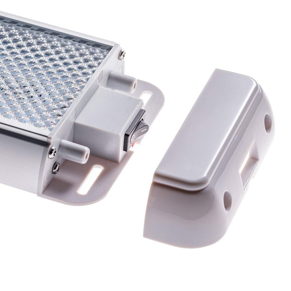 Raycharm LED Dome Light 6.3" x 3.9" Compact-Size 6000K Cool-White Even Diffus...