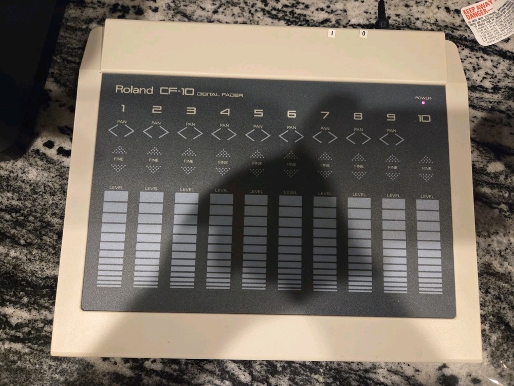 Roland CF-10 Digital Fader Controller MIDI Mixing Control Surface Tested